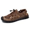 GENUINE LEATHER PREMIUM MESH OUTDOOR SANDALS