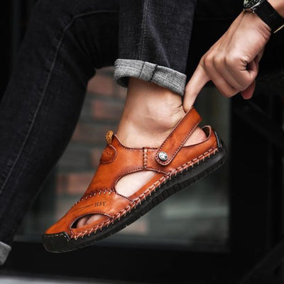 Durable Genuine Leather Sandal