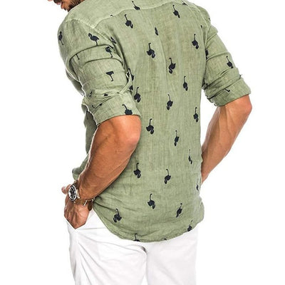 PREMIUM LINEN BUTTON DOWN