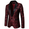 Velvet Floral Blazer
