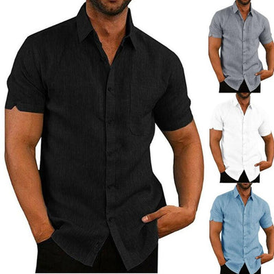 2021 LINEN BUTTON DOWN
