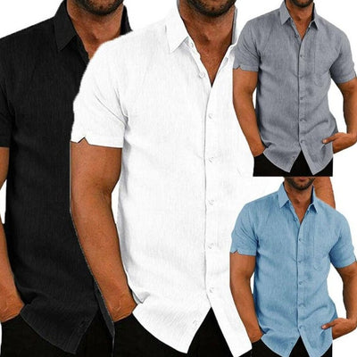2021 LINEN BUTTON DOWN