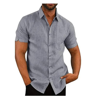 2021 LINEN BUTTON DOWN