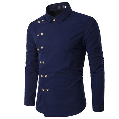 Double Button Dress Shirt