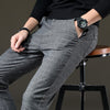 Cotton Plaid Trousers