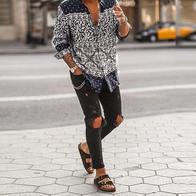 BANDANNA PRINT SHIRT