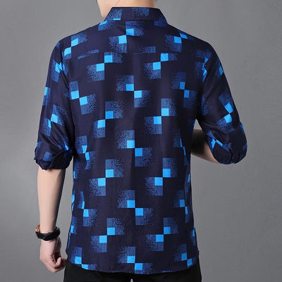 Checkered Designer Dress Shirt