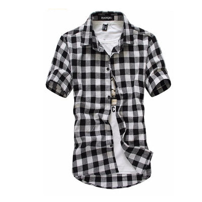 Casual Plaid Button Up