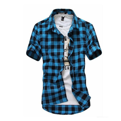 Casual Plaid Button Up