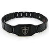 STAINLESS STEEL CROSS BRACELET