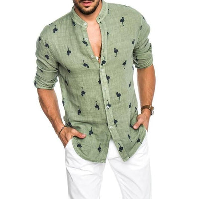 PREMIUM LINEN BUTTON DOWN