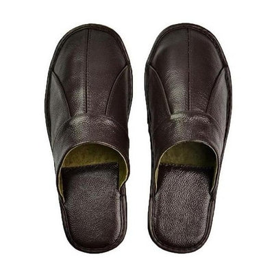 GENUINE LEATHER HOUSE SLIPPERS