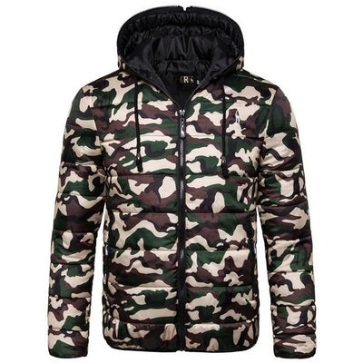 HOODED PUFFER JACKET