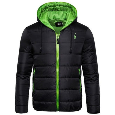 HOODED PUFFER JACKET