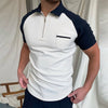 MODERN LUXURY ZIP POLO