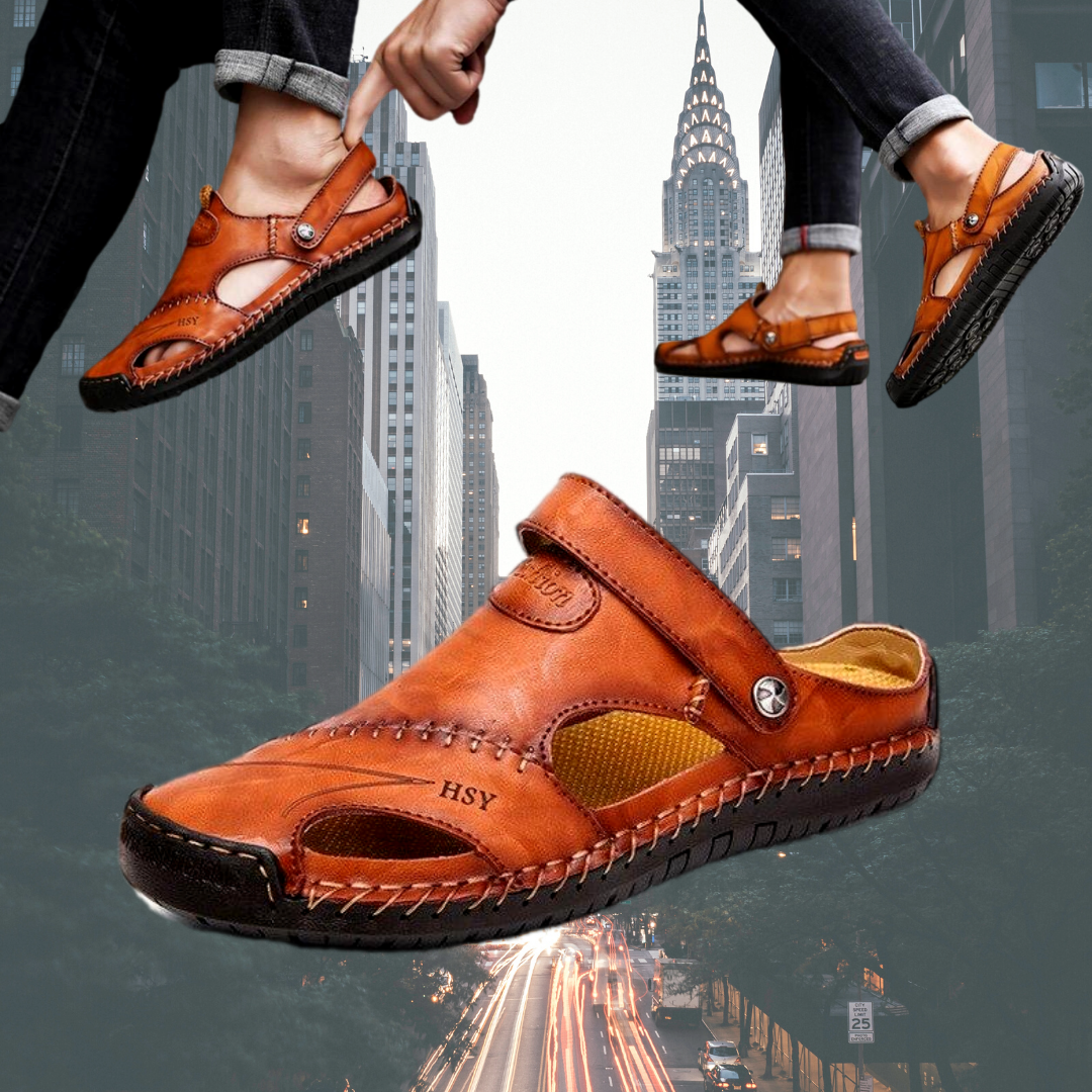 Durable Genuine Leather Sandal